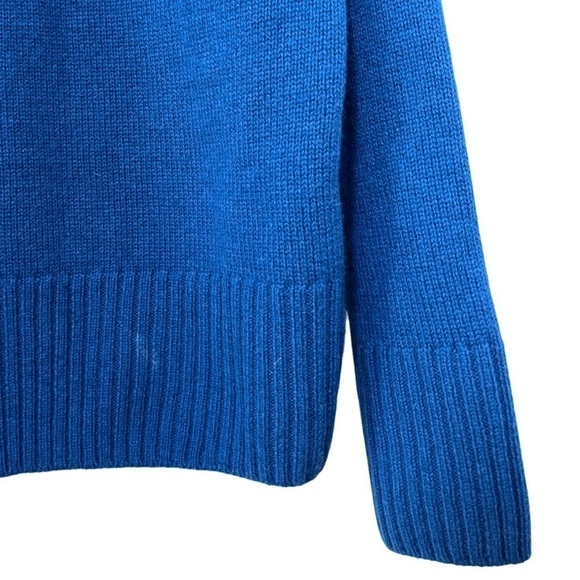 Rails Sasha Wool Cashmere Sweater Size XXL Delft Blue Mock Neck NEW - Picture 5 of 8